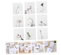 UKCOCO 45 Cartes de Vœux de Noël Chinoises Créatives, Papier Texture Fine, Motifs Aléatoires, Lot 45 Pièces, Salutations Festives pour Fêtes, Anniversaires et Occasions Spéciales