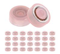 UKCOCO 45 Mini Roulements Rotatifs pour Moulins à Vent Artisanaux, Paliers D'éolienne Décoratifs Rose, 45 Pièces pour Bricolage Jardin et Réparation D'éoliennes