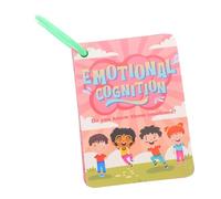 UKCOCO 45 pièces Cartes Éducatives Sensorielles pour Garçon Fille Apprentissage des Émotions avec Visuels Colorés Réutilisables et Résistantes pour Développement Cognitif et Observation