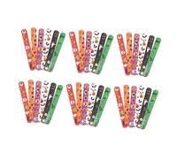 UKCOCO 48 Pièces Bracelets à Claquer Halloween Fantaisie de Squelette Accessoires de Fête pour Garçon Fille Jouets de Carnaval pour et Banquets
