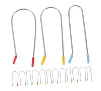 UKCOCO 48pièces Pince Bigoudis Chauffante pour Cheveux Courts Longs Fins Clips de Rechange Variés Design Forme de U Tenue Impeccable pour Coiffage Quotidien