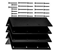 UKCOCO 4ensemble Supports Angle pour Potager Surélevé De Métal pour Jardin Et Bacs à Fleurs Facilitant Installation sans Découpe