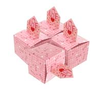 UKCOCO 4pièces à Tirer Pour Thématique Saint-valentin Coffret Romantique Pour Anniversaire Et Fête Avec Élégant