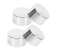 UKCOCO 4pièces Boutons De Cuisinière à Gaz De Commande De Remplacement Pour Plaque De Cuisson Boutons Alliage De Zinc Pour Cuisinière à Gaz