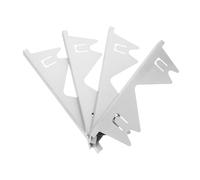 UKCOCO 4pièces Couvercles De Gaps De Cuisine Acier Inoxydable Rétractables Pour Combler Espace Entre Cuisinière Et Plan De Travail Accessoire Pratique Pour Cuisine Résidentielle Et