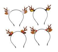 UKCOCO 4pièces Serre-tête de Noël Lot Dessins Animés Accessoires pour Cheveux de Fête Style Aléatoire
