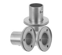 UKCOCO 4Pièces Support De Tringle à Acier Inoxydable Douille De Tringle De Robuste pour Installation Murale Accessoire De Prise De Poteau Multifonctionnel pour Salle