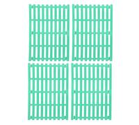 UKCOCO 4pièces Tapis pour Cage à Lapin Plastique Coussin de Sol pour Petits Animaux Facile à Nettoyer Installer Réduit Les Flaques Urine