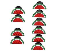 UKCOCO 5 Ensembles Broche Pastèque Émail Cartoon Épingle Fruit Colorée Pour Vêtements Accessoires Mode Femme Broches Pour Manteaux Et Sacs 2 Pièces * 5