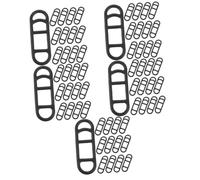 UKCOCO 5 Ensembles Fixation Silicone pour Lampes De Vélo De Compatible avec Guidons Et Tubes De Selle pour Éclairer Et Lors De Vos Randonnées 30 Pièces * 5
