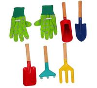 UKCOCO 5 Ensembles Outils de Jardinage pour Creuser et Aménager Sol Potager Jardin