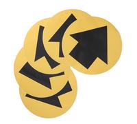 UKCOCO 5 Feuilles Flèches Autocollants Sol Directionnels Sécurité Social Distancing pour Hôpitaux Écoles Marchés et