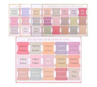 UKCOCO 5 feuilles Onglets Étude Biblique Autocollants Papier Enduit Décoratives avec Lettres Dorées Index Faciles à Lire pour Femmes pour Projets DIY et Organisation Bible