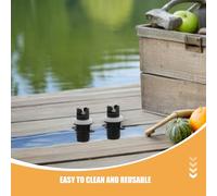 UKCOCO 5 pièces Adaptateur de Pompe Gonflable Valve Étanche pour Kayak Paddle Board Sup Accessoires Air Connector Portable pour Matelas Canoë Gonflable