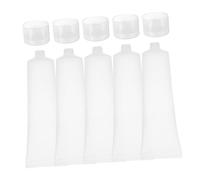 UKCOCO 5 pièces Bouteilles de Voyage Rechargeables de Flacons pour Shampooing Lotion Visage Crème Hydratante Contenants Pratiques et Durables pour Vos Voyages