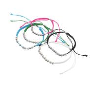 UKCOCO 5 Pièces Bracelet de Comptage de Golf à 10 Perles, Cordon Réglable | Débutants et Instructeurs, Glisse Rapide des Billes, Suivi des Coups, Usage au Practice et Compétition