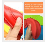 UKCOCO 5 pièces Disque Volant pour Chiens à Mâcher pour Chiots Disque Entraînement Extérieur pour Animaux de Compagnie