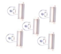 UKCOCO 5 pièces Distributeur de Dentifrice à Ventouse Créatif Presseur Manuel Multi pour Tubes de Dentifrice et Cosmétiques Blanc