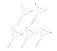 UKCOCO 5 pièces Entonnoirs Verre Triangle pour Chimie Analytique Aux Températures Outils de Laboratoire Réutilisables et