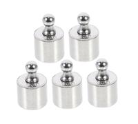 UKCOCO 5 pièces Jeu de Poids de Calibration Acier Inoxydable Haute Précision pour Balance Numérique et Étalonnage Professionnel et Stable Usage Laboratoire et Personnel