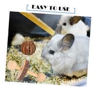 UKCOCO 5 Pièces Jouets pour Hamsters et Petits Animaux Kit Dactivités pour Exercices et Coordination Jouets à Mâcher pour Cochons Dinde et Gerbilles