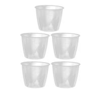 UKCOCO 5 Pièces Lot de Doseurs Plastiques Transparents pour Cuiseur à Riz Gobelet Gradué Mesure Précise du Riz Farine et Produits Laitiers Accessoire Cuisine Pratique Réutilisable
