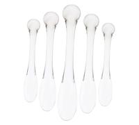 UKCOCO 5 pièces Mini Cuillères pour Crème Contour des Yeux Applicateurs Portables pour Massage des Yeux et Visage Design Léger et Facile à Transporter Favorisent Absorption et Soulagent