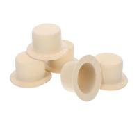UKCOCO 5 Pièces Mini Top Hats Small Fabric Doll Hats for Crafts DIY Pet Accessories Stylish Xmas Caps