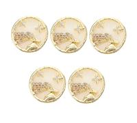 UKCOCO 5 pièces Nail Studs Zodiacal Constellation Manucure Décoration pour Anniversaire et DIY Aquarius