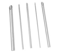 UKCOCO 5 pièces Perforatrice Argile Inoxydable pour Sculpture Poterie Cercle Coupeur Outil Précis pour Modelage Pâte et Trouer Poterie