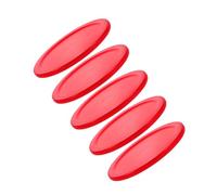 UKCOCO 5 pièces Rondelles Hockey Air Mini Rouge Accessoires de Remplacement pour Table de Jeu Compactes et Légères pour Garçon Fille et Fête