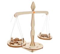 UKCOCO 5 Pièces Science Kit DIY Balance Scale for Stem Education Tool with Complete Materials Portable Early Learning Science Experiment Toy for Boys and