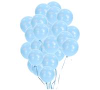 UKCOCO 50 pièces Ballons Latex Imprimés Bleus Décoration Anniversaire Fête Thématique