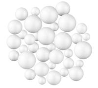 UKCOCO 50 pièces Boules Mousse Non pour Bricolage Décoration Maison Fournitures de Création pour Noël et Artisanat