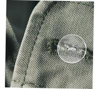 UKCOCO 50 Pièces Boutons De Chemise à La Main Boutons à Coudre Plats Ronds Matériel De Bricolage Transparent Résine