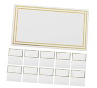 UKCOCO 50 pièces Cartes de Table Mariage Cartes de Place Personnalisées Doré pour Décoration de Mariage Anniversaires et Événements Accessoire Pratique pour Distinction des Invités