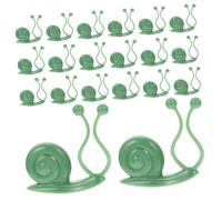 UKCOCO 50 pièces Clips Plantes Vertes Fixation Murale Attaches Réglables pour Plantes Grimpantes Pinces Treillis Pratiques pour Support Végétal Trace
