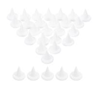 UKCOCO 50 Pièces Clou de Support Réfractaire en Céramique, Blanc | Alumine, Points de Rupture Nets, Antiadhérence, pour Projets DIY, Cuisson Suspendue et Pièces Bijoux