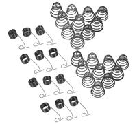 UKCOCO 50 Pièces de Ressorts Régulateurs de Tension pour Machines à Coudre en Acier Noir, Résistance à L'usure, Chemin de Fil Lisse, Accessoires pour Entretien à Domicile