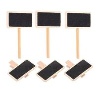 UKCOCO 50 pièces Lot de Mini Clips Bois Forme Tableau Noir Créatif Pince Mémo pour Photos et Messages Accessoires Décoratifs pour Mariage Fête Vie Quotidienne