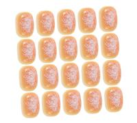UKCOCO 50 Pièces Miniature Resin Bread Ornaments for DIY Craft Compact Simulation Bakery Food Model for Mini Kitchen Decoration and Home Display
