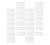 UKCOCO 50 pièces Porte Étiquettes Transparent PVC pour Rayonnage pour Identifier Produits et Magasin