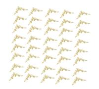 UKCOCO 50 pièces Protections Angle Métal Vintage Doré Lot pour Boîtes Albums Scrapbooks Protège Coins Décoratifs et Solidifie Boîtes