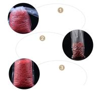 UKCOCO 50 pièces Sacs PVA Solubles pour Carpe Matériel de Écologique Dissolution Rapide Eau Froide et Chaude Accessoires Légers et Portables pour Appâts Solides