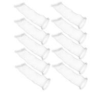 UKCOCO 50pièces Filtre à Lint Inoxydable Pour Lave-linge Système De Capture De Cheveux Et Peluches Accessoire De Filtration Pour Tuyau De Lavage