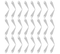 UKCOCO 50pièces Pendentifs Coniques pour Création de Bijoux Breloques Longues Style Punk Pendentifs à Pointes pour Colliers et Bracelets