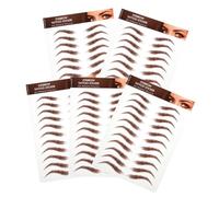 UKCOCO 5feuilles Sourcils Autocollant de Transferts pour Sourcils Marron Faux Kit Autocollants pour Maquillage
