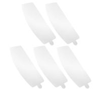 UKCOCO 5pièces Lentilles de Remplacement Transparentes pour Casques de Sablage et Capuchons Protection Anti-poussière Épaisseur Lentille avec Film Pelable pour Équipement de Sécurité