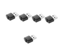 UKCOCO 5pièces Mouse Mover USB Indétectable Simulateur De Mouvement De Souris pour Pc Évite Le Verrouillage Écran Mode Veille Accessoire Portable pour Gamers Et Télétravail