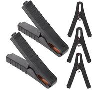 UKCOCO 5Pièces Pinces de Crocodile de Batterie Clips pour Chargeur de Batterie Accessoires Automobile Électrique Connexion Sécurisée pour Soudage et Tests Électriques